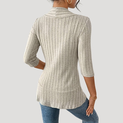 Miranda - Lightweight ribbed cardigan