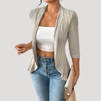 Miranda - Lightweight ribbed cardigan