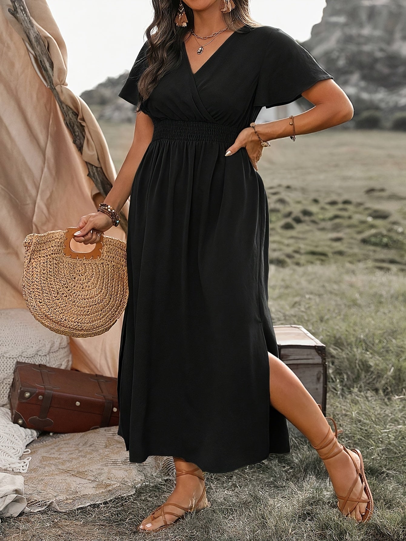 Mary™ - V-Neck Summer Dress