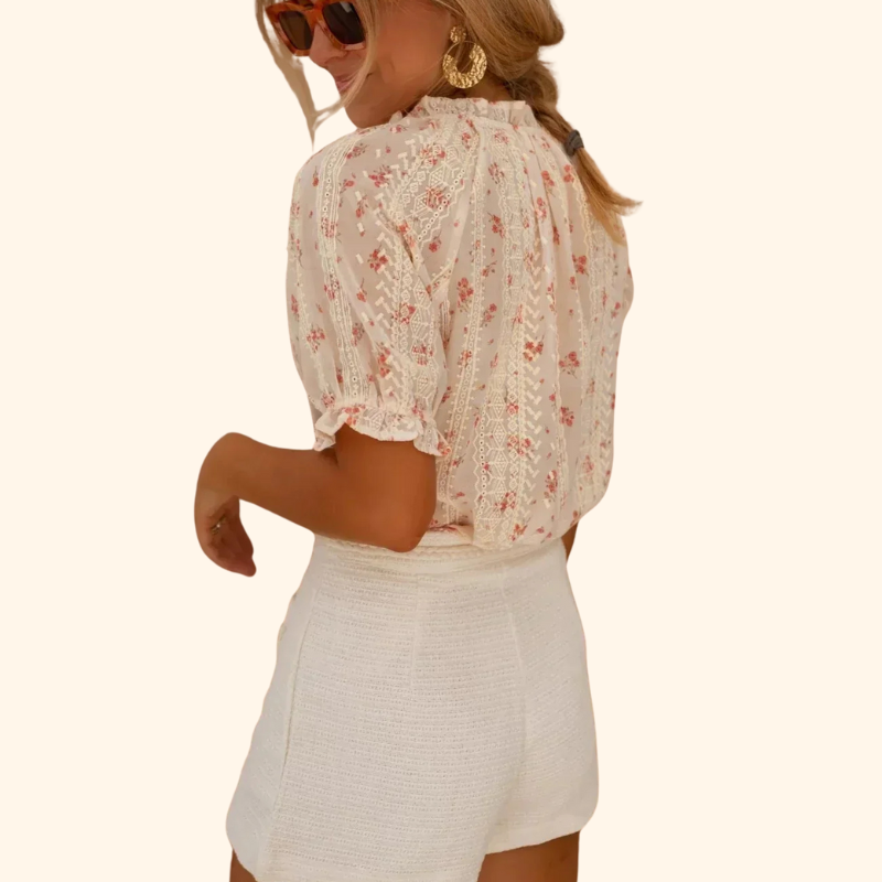 Cleo -  Floral Blouse