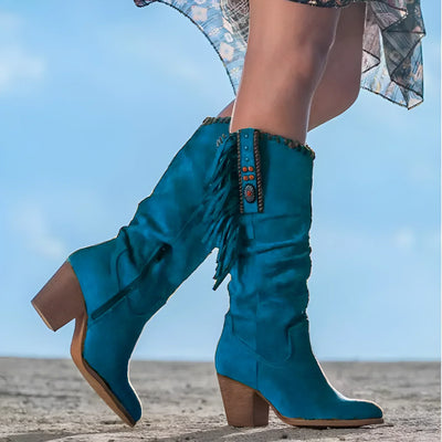 Mara™ Leather Cowboy Boots
