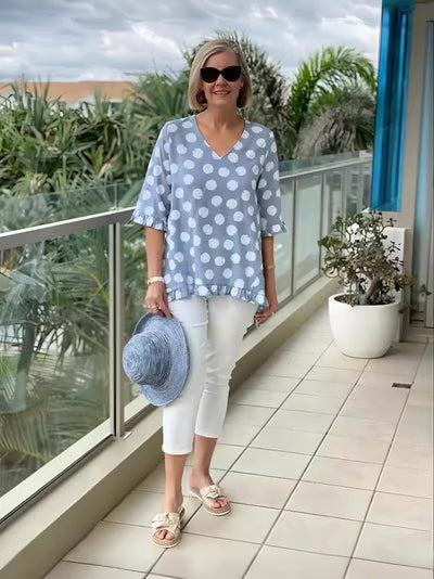 Evelyn - Classic Vintage Chic Top