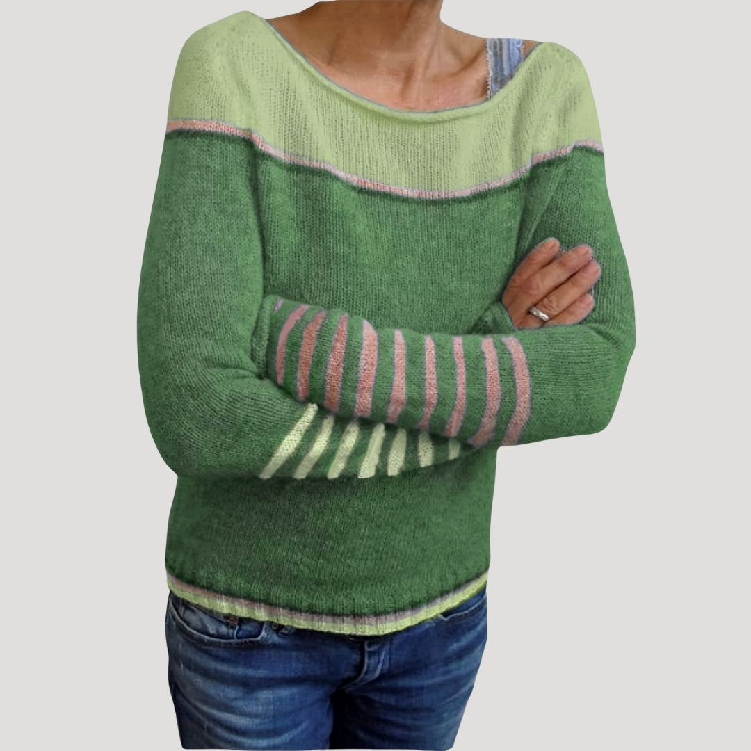 Holly - Striped knit sweater