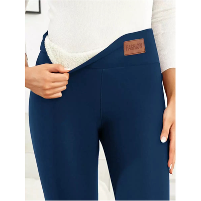 Sienna - Cozy Fleece Lined Leggings With High Elasticity