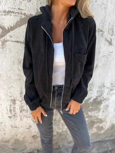Rowena - Casual Jacket with Hood and Zip