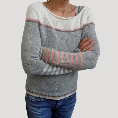 Holly - Striped knit sweater