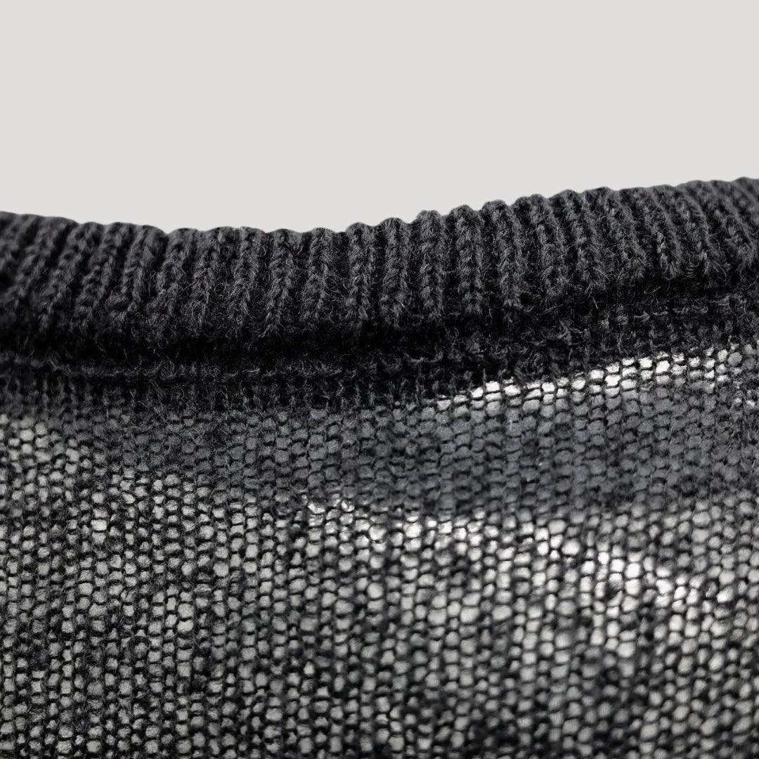 Gwen - Sheer mohair-blend fitted sweater