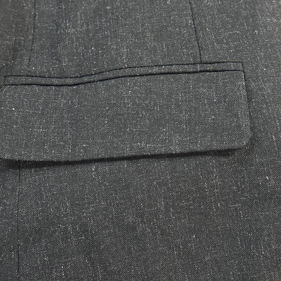 【24-hour shipping out】Men's Casual Linen Notch Lapel Single-breasted Slim-fit Blazer 60504674M