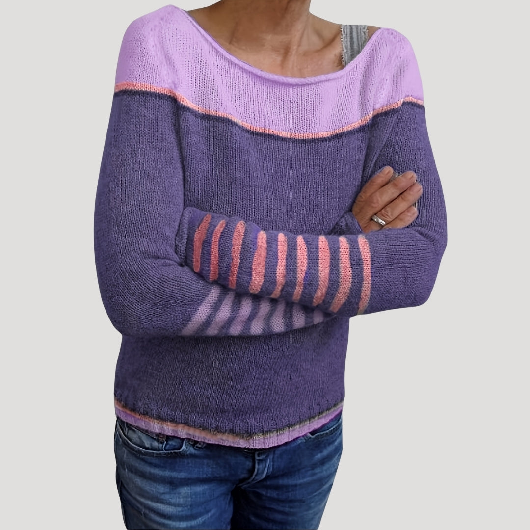 Holly - Striped knit sweater