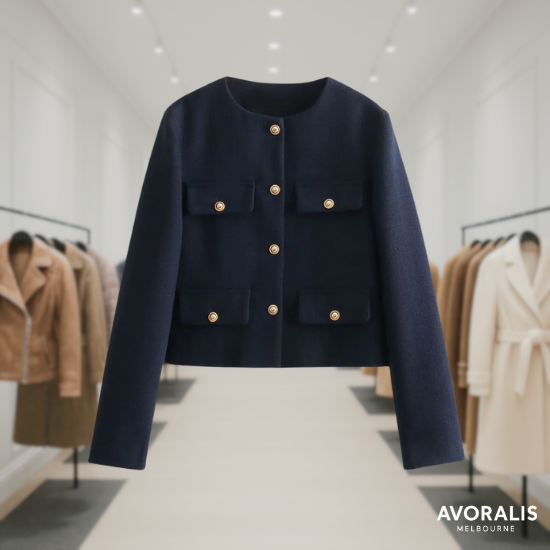 Cylia | Stylish Button Blazer