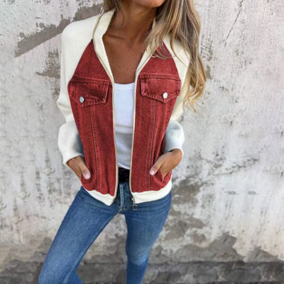 Mandy - Denim Zip Jacket
