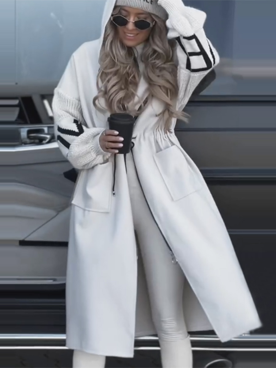 Cara - Elegant Hooded Coatigan