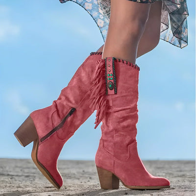 Mara™ Leather Cowboy Boots