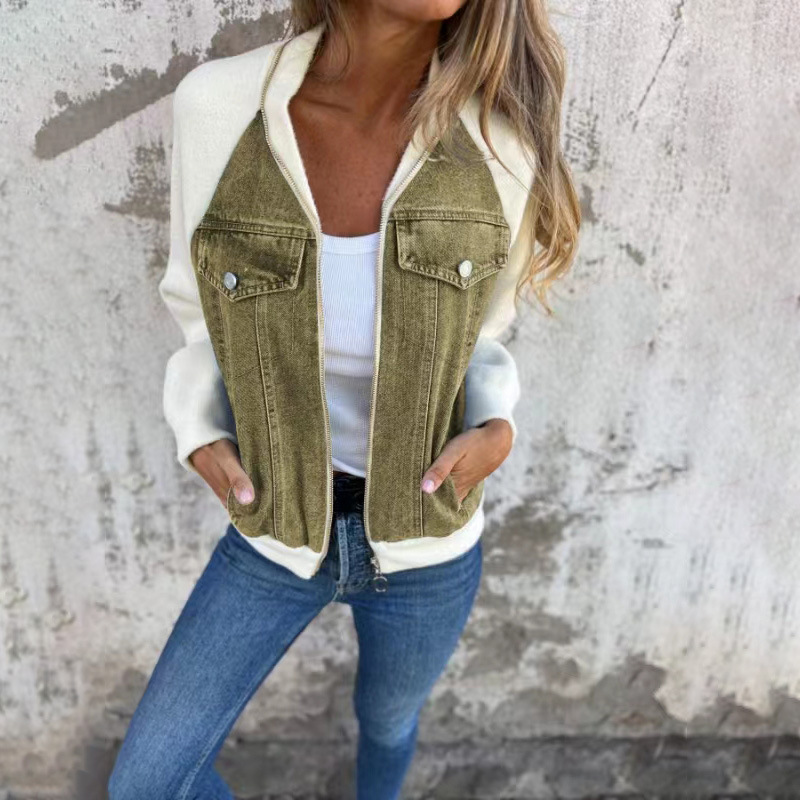 Mandy - Denim Zip Jacket