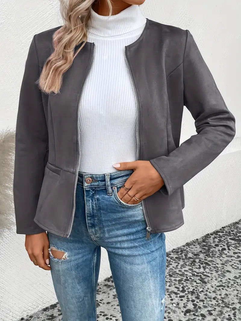 Maureen - Stylish Zip-up Jacket