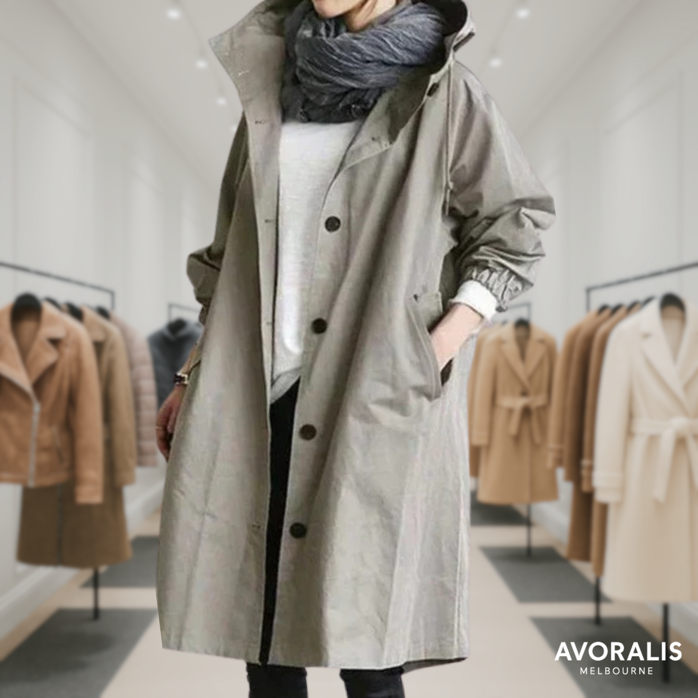 Solara™ | Stylish Trench Coat