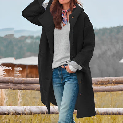 Edora - Hooded Long Coat