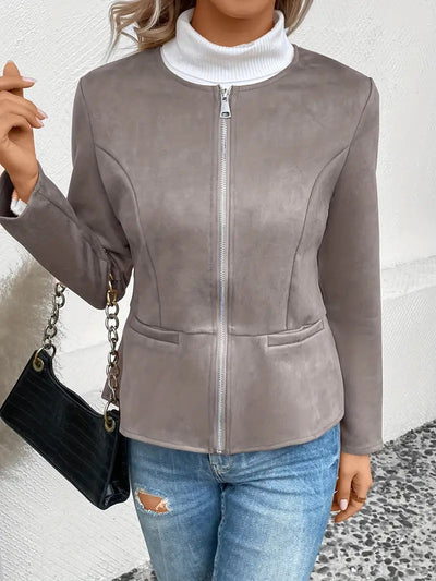 Maureen - Stylish Zip-up Jacket