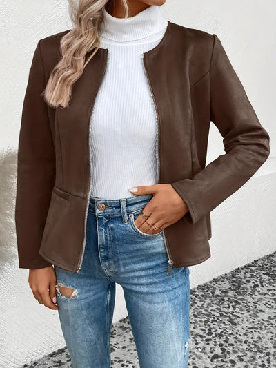 Maureen - Stylish Zip-up Jacket