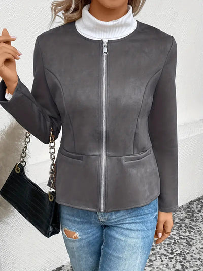 Maureen - Stylish Zip-up Jacket