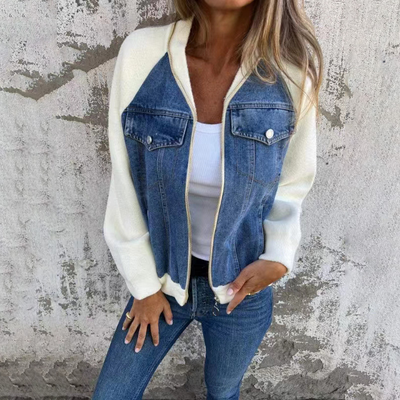 Mandy - Denim Zip Jacket