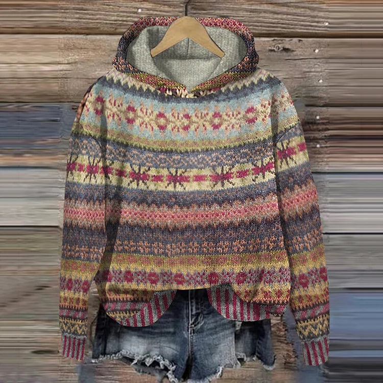 Luna - Nordic Patterned Sweater