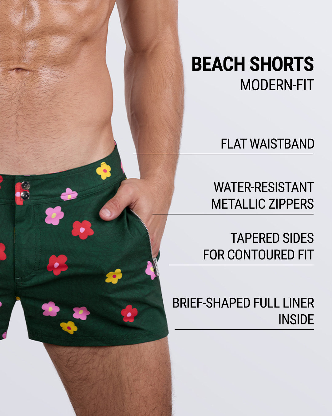 BUY MYSELF FLOWERS - Beach Shorts | DC2