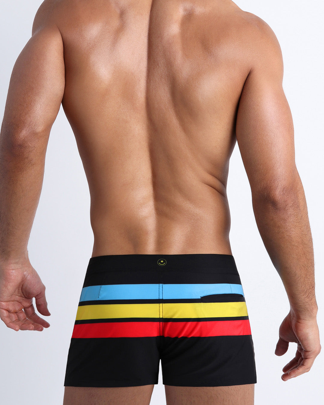 BIONIC STRIPES - Beach Shorts