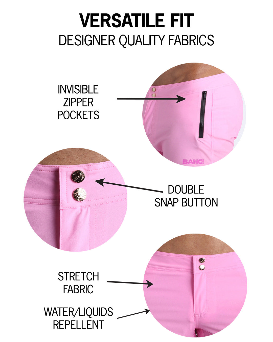 LA BEACH EN ROSE - Beach Shorts