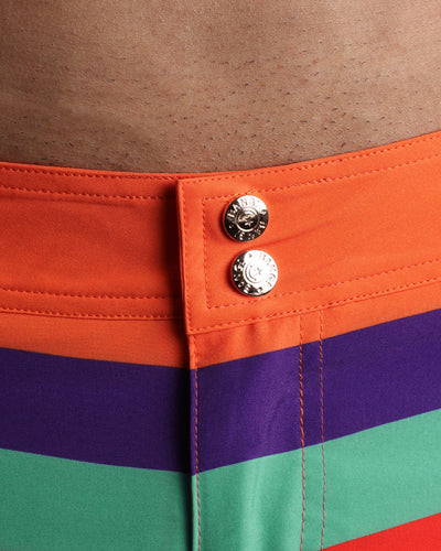STRIPE'A'POSE REMIX - Beach Shorts