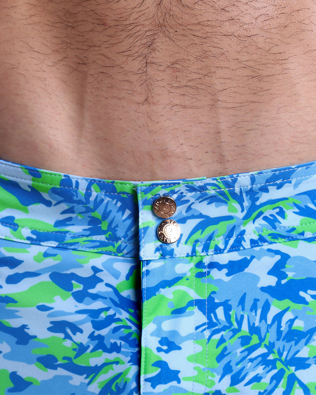 CAMO POP (BLUE/GREEN) - Beach Shorts