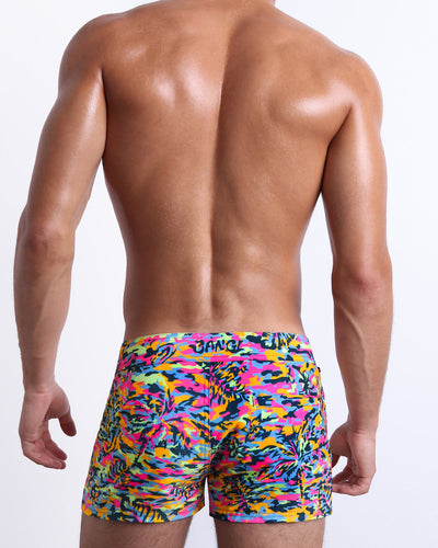 CAMO POP (NEON MIX) - Beach Shorts