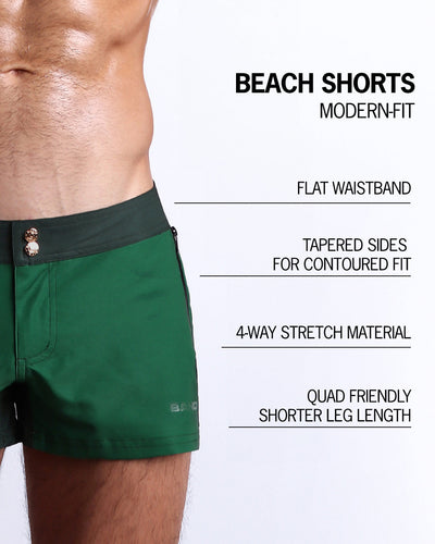 CASINO ROYALE (GREEN) - Beach Shorts