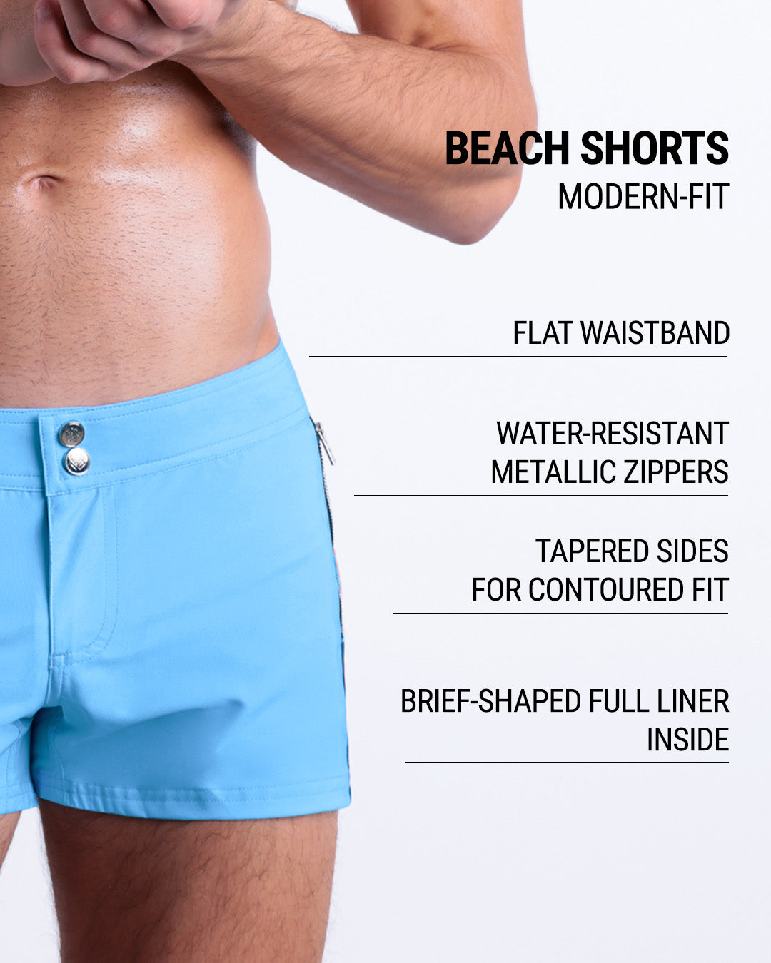 COASTAL BLUE - Beach Shorts | DC2
