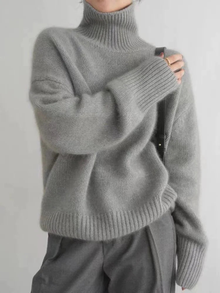 Sofia - Luxe Turtleneck Sweater