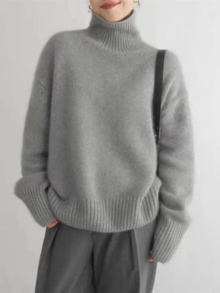 Sofia - Luxe Turtleneck Sweater