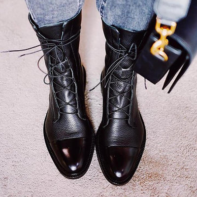 Harper™ – Premium Leather Comfort Boots