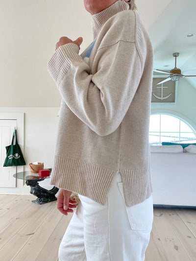 Ski - Retro Chic Turtleneck Sweater