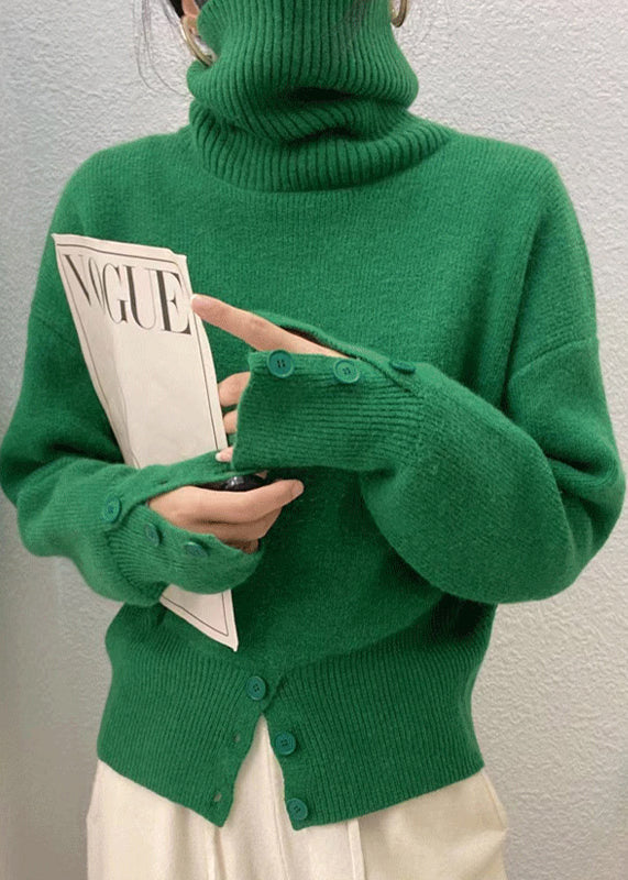 Erin - High Neck Knit Sweater