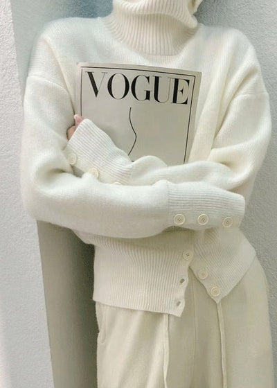 Erin - High Neck Knit Sweater