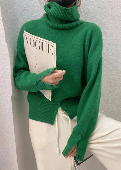 Erin - High Neck Knit Sweater