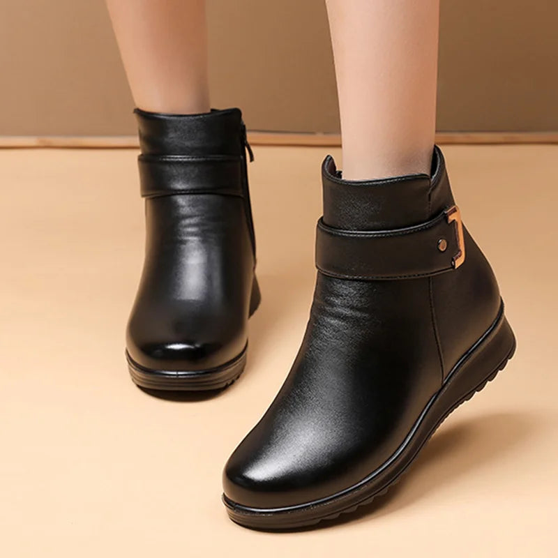 Emily™ Orthopedic Leather Boots