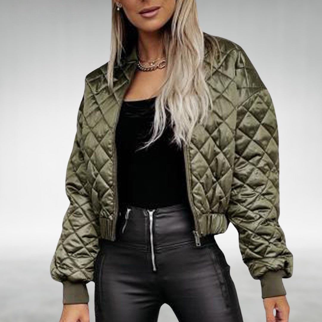 Leona - Quilted Zip-Up Jacket