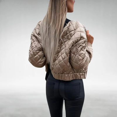 Leona - Quilted Zip-Up Jacket