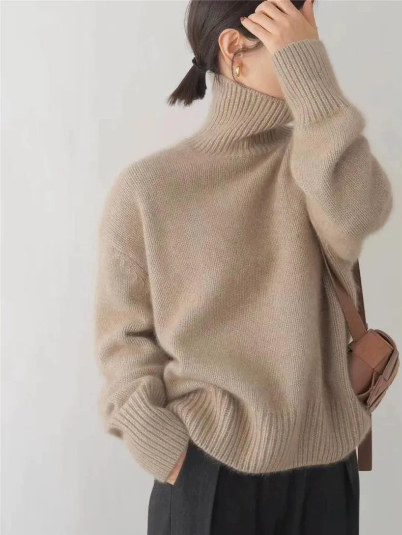Sofia - Luxe Turtleneck Sweater