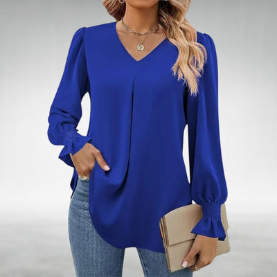 Mariyah - Elegant V-Neck Top