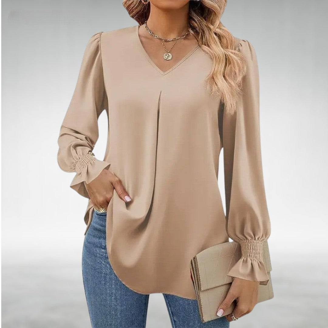 Mariyah - Elegant V-Neck Top