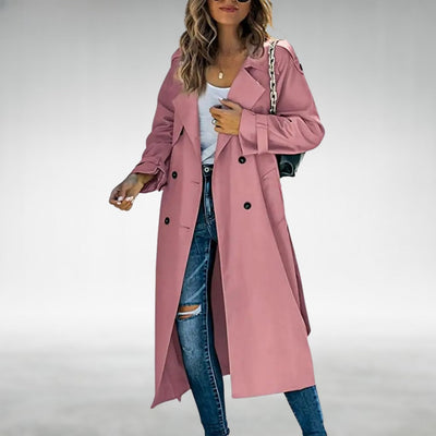 Celeste - Classic Long Trench Coat