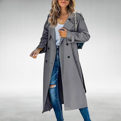 Celeste - Classic Long Trench Coat