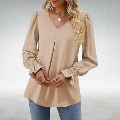 Mariyah - Elegant V-Neck Top